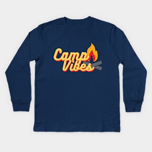 Camp Vibes Kids Long Sleeve T-Shirt